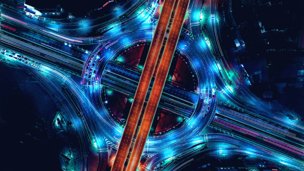 real-time motion traffic choice cross roads